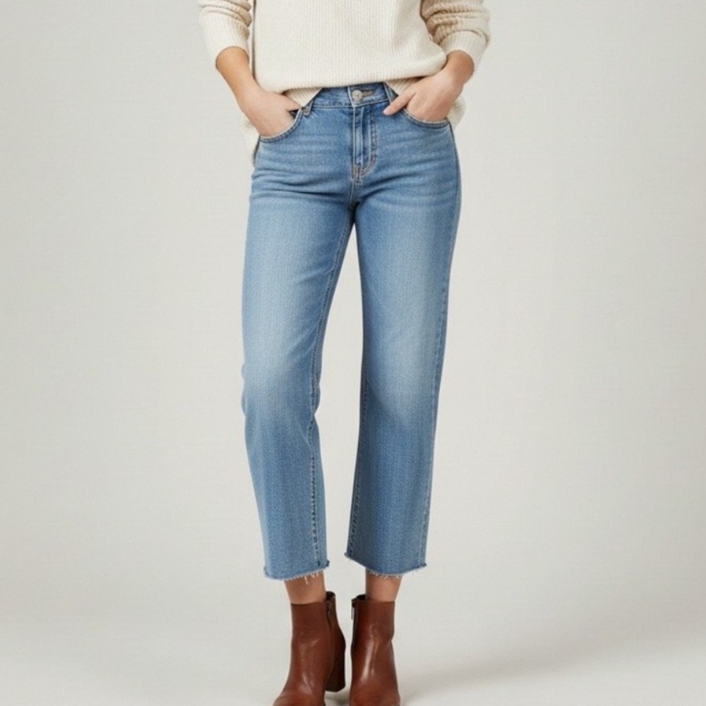 Sz 29 Paige Hoxton Slim Myla Wash stretch straight leg - Picture 1 of 10